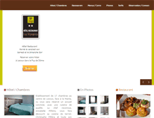 Tablet Screenshot of hotel-logisvoyageurs.com